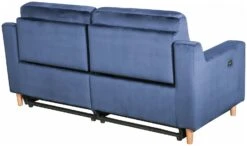 Habitat Emerson Velvet 2 Seater Recliner Sofa - Navy Blue -Chic Household Items 9494318 R Z004A
