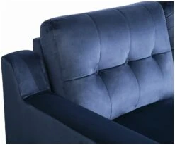 Habitat Emerson Velvet 2 Seater Recliner Sofa - Navy Blue -Chic Household Items 9494318 R Z007A