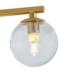Habitat Chuck 4 Light Flush To Ceiling Light - Brushed Brass -Chic Household Items 9495111 R Z002A