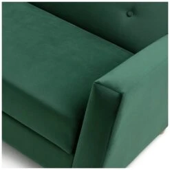 Habitat Brooks Clic Clac Storage Fabric Sofa Bed - Green -Chic Household Items 9504466 R Z009A