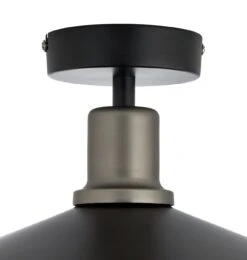 Habitat Pixie Flush To Ceiling Light - Black -Chic Household Items 9505623 R Z002A