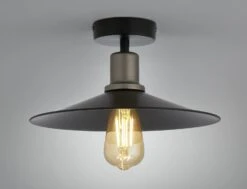 Habitat Pixie Flush To Ceiling Light - Black -Chic Household Items 9505623 R Z003C