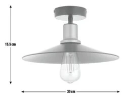 Habitat Pixie Flush To Ceiling Light - Black -Chic Household Items 9505623 R Z017A