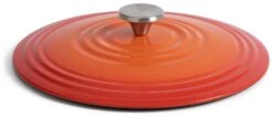 Habitat 4 Litre Cast Iron Shallow Casserole Dish - Orange -Chic Household Items 9505805 R Z004A