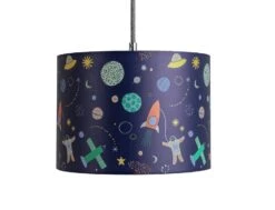 Habitat Kids Space Glow In The Dark 25cm Drum Shade - Blue 9 Habitat Kids Space Glow In The Dark 25cm Drum Shade - Blue -Chic Household Items 9508431 R Z002C