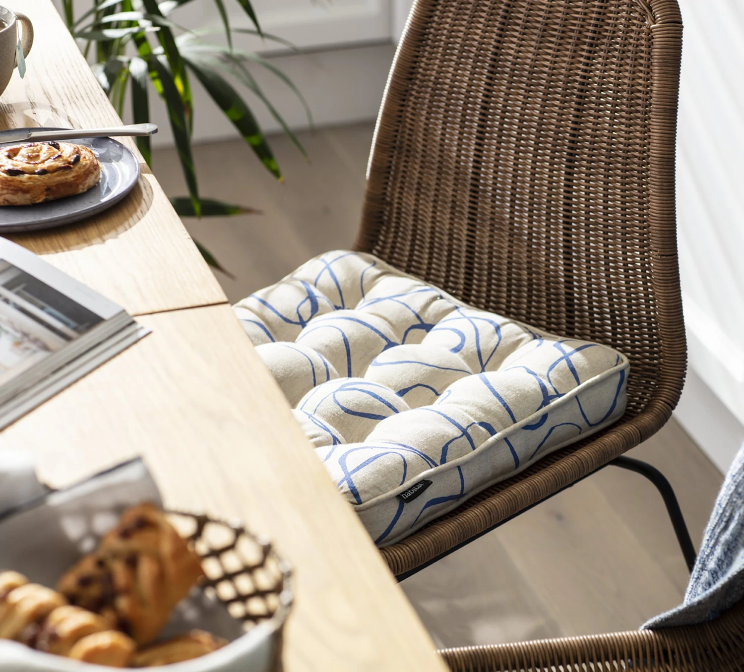 Habitat Mediterranean Pack Of 2 Seat Cushion 2 Habitat Mediterranean Pack Of 2 Seat Cushion - Image 2