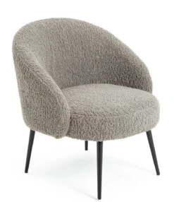 Habitat Ash Boucle Accent Chair - Grey 15 Habitat Ash Boucle Accent Chair - Grey -Chic Household Items 9515510 R Z004A