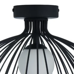 Habitat Kiso 2 Tier Opal Flush To Ceiling Light - Black 7 Habitat Kiso 2 Tier Opal Flush To Ceiling Light - Black -Chic Household Items 9516241 R Z002A