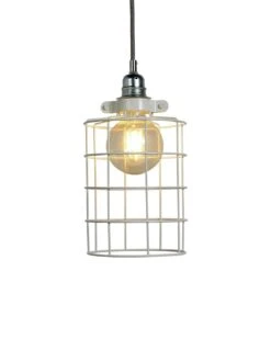 Habitat Cepheus Small Wire Shade - White -Chic Household Items 9521432 R Z003C