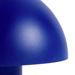 Habitat Ngami Mushroom Aluminium LED Touch Table Lamp - Blue -Chic Household Items 9521535 R Z002A
