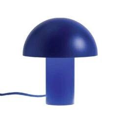 Habitat Ngami Mushroom Aluminium LED Touch Table Lamp - Blue -Chic Household Items 9521535 R Z006A