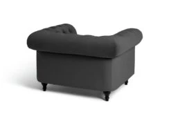Habitat Chesterfield Velvet Armchair - Charcoal -Chic Household Items 9522929 R Z003A