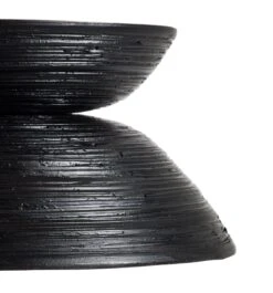 Habitat Hypnos Spun Bamboo 2 Tier Shade - Black -Chic Household Items 9523832 R Z002A