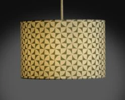 Habitat Cabin Retreat 30cm Block Shade - Green And White -Chic Household Items 9523928 R Z002C