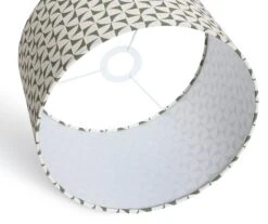 Habitat Cabin Retreat 30cm Block Shade - Green And White -Chic Household Items 9523928 R Z003A