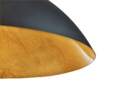 Habitat Yuno Leaf Pendant Shade - Black And Gold -Chic Household Items 9524257 R Z002A