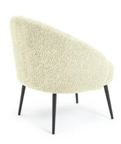 Habitat Ash Boucle Accent Chair - Cream -Chic Household Items 9525380 R Z003A