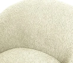 Habitat Ash Boucle Accent Chair - Cream -Chic Household Items 9525380 R Z005A