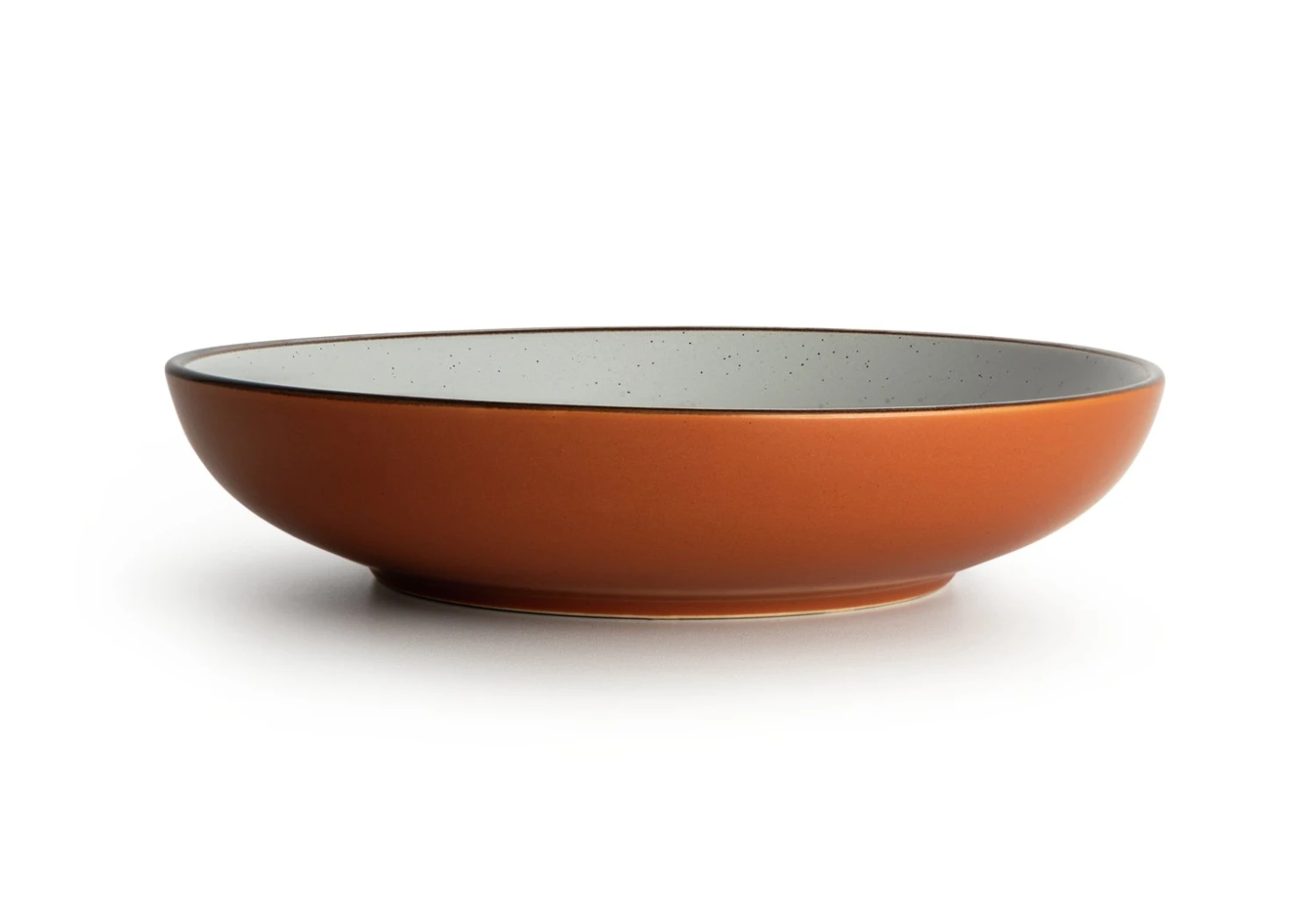 Habitat Speckle 4 Piece Stoneware Pasta Bowl - Rust 4 Habitat Speckle 4 Piece Stoneware Pasta Bowl - Rust - Image 4