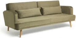 Habitat Andy Clic Clac Velvet Sofa Bed - Sage 17 Habitat Andy Clic Clac Velvet Sofa Bed - Sage -Chic Household Items 9531082 R Z003A