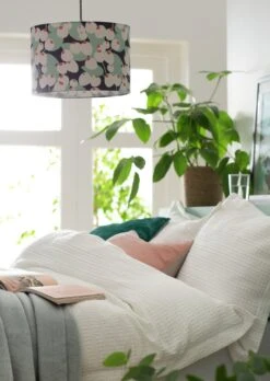 Habitat Cruz Scandi Printed 30cm Drum Shade -Chic Household Items 9532287 R Z002C