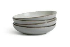 Habitat Speckle 4 Piece Stoneware Pasta Bowl - Grey -Chic Household Items 9533073 R Z002A