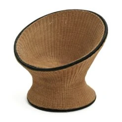 Habitat Koba Rattan Accent Chair - Natural -Chic Household Items 9533279 R Z002A