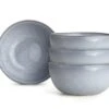 Habitat Evora 4 Piece Stoneware Cereal Bowl - Blue