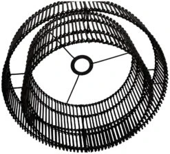 Habitat Bamboo 2 Tier Pendant Shade - Black -Chic Household Items 9537653 R Z004A