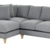 Habitat Carrie Fabric Left Hand Corner Chaise Sofa - Grey