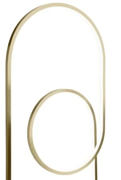 Habitat Pill LED Floor Lamp - Brushed Brass 17 Habitat Pill LED Floor Lamp - Brushed Brass -Chic Household Items 9542569 R Z006A