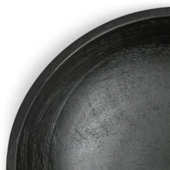Habitat Mango Wood Serve Bowl - Black -Chic Household Items 9544062 R Z006A