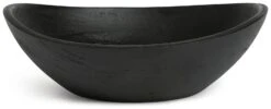 Habitat Mango Wood Serve Bowl - Black -Chic Household Items 9544062 R Z007A