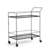 Habitat Monroe Drinks Trolley - Black