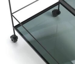 Habitat Monroe Drinks Trolley - Black -Chic Household Items 9547801 R Z004A