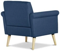 Habitat Evie Fabric Armchair In A Box - Navy -Chic Household Items 9551691 R Z003A