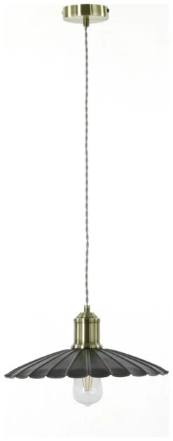 Habitat Pixie Pewter Metal Pendant Light - Nickel Finish -Chic Household Items 9551835 R Z001C