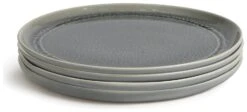 Habitat Evora 4 Piece Stoneware Side Plates - Green