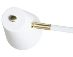 Habitat Vesper Cone Task Table Lamp - White & Gold -Chic Household Items 9559648 R Z002A