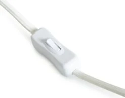 Habitat Vesper Cone Task Table Lamp - White & Gold -Chic Household Items 9559648 R Z004A