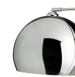 Habitat Nalone Arc Floor Lamp – Chrome & Marble -Chic Household Items 9562415 R Z002A