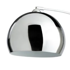 Habitat Nalone Arc Floor Lamp – Chrome & Marble -Chic Household Items 9562415 R Z005A