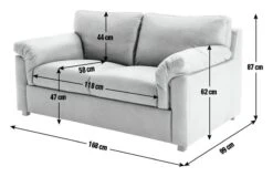 Habitat Florence Leather 2 Seater Sofa - Tan 12 Habitat Florence Leather 2 Seater Sofa - Tan -Chic Household Items 9562532 R E001