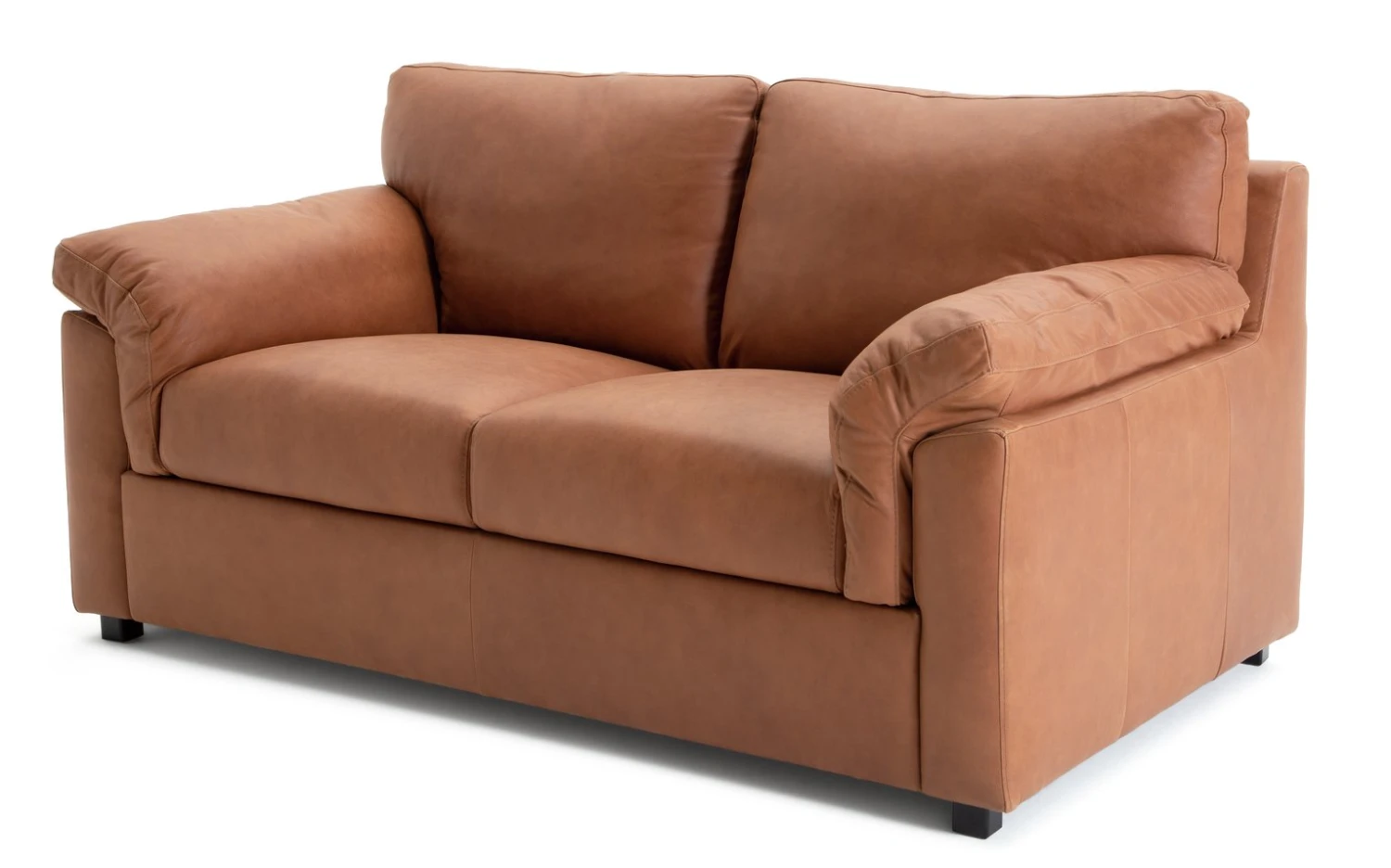 Habitat Florence Leather 2 Seater Sofa - Tan 5 Habitat Florence Leather 2 Seater Sofa - Tan - Image 5
