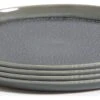 Habitat Evora 4 Piece Stoneware Dinner Plate - Green