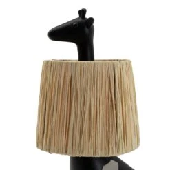 Habitat Kids Giraffe Rattan Table Lamp - Black -Chic Household Items 9568574 R Z002A