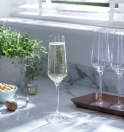 Habitat Dalston Set Of 4 Champagne Flutes -Chic Household Items 9570885 R Z001C
