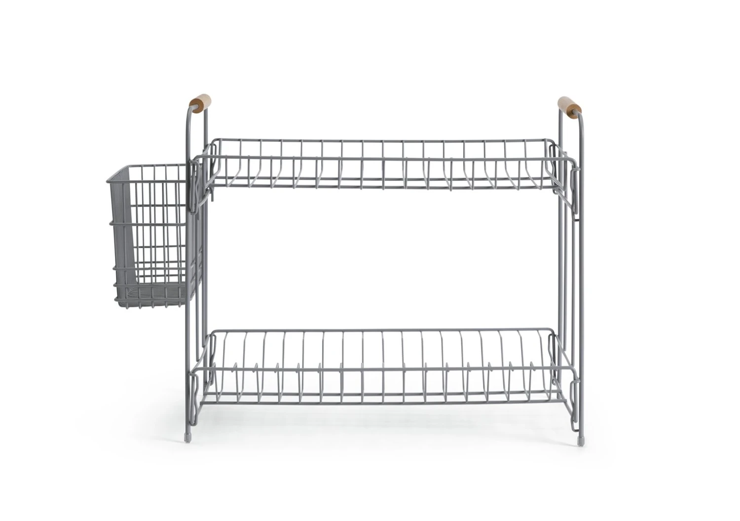 Habitat Industrial Wire Dish Drainer - Grey 1 Habitat Industrial Wire Dish Drainer - Grey