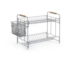 Habitat Industrial Wire Dish Drainer - Grey 6 Habitat Industrial Wire Dish Drainer - Grey -Chic Household Items 9571712 R Z003A