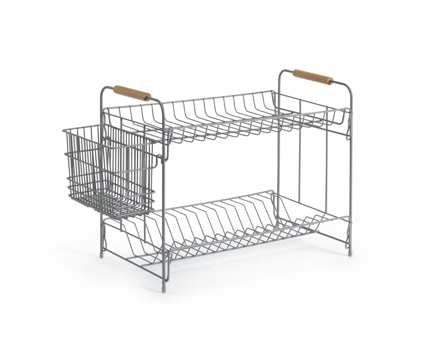 Habitat Industrial Wire Dish Drainer - Grey 3 Habitat Industrial Wire Dish Drainer - Grey - Image 3